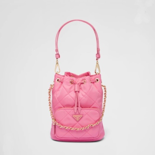 ❤프라다 여성 핑크 버킷백 - Prada Womens Pink Bucket Bag - pr795x