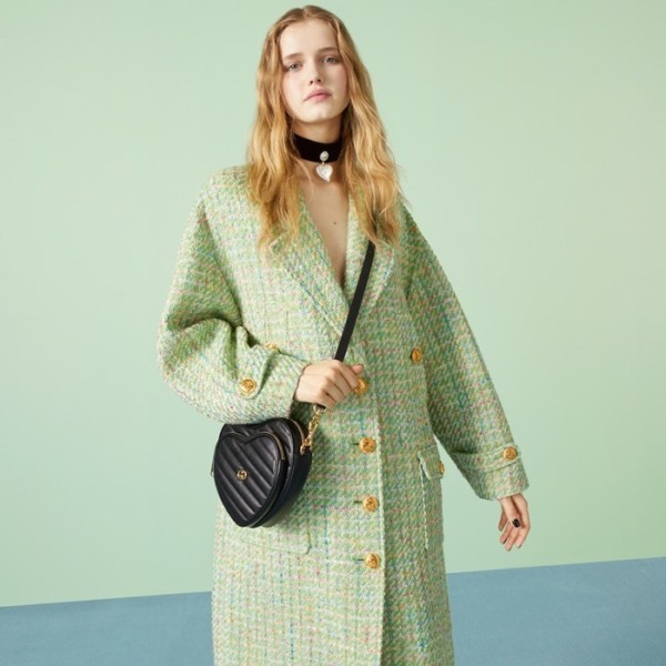 ❤구찌 여성 블랙 하트백 - Gucci Womens Black Heart Bag - gu1097x