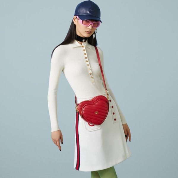 ❤구찌 여성 레드 하트백 - Gucci Womens Red Heart Bag - gu1098x