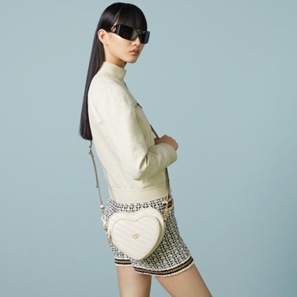❤구찌 여성 화이트 하트백 - Gucci Womens White Heart Bag - gu1099x