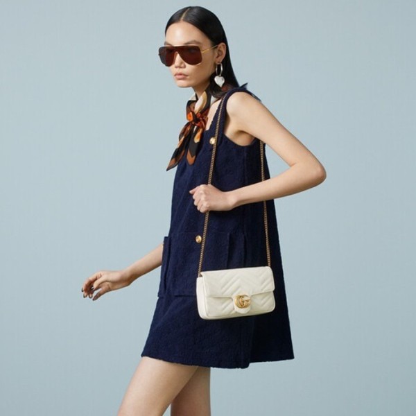 ❤구찌 여성 화이트 GG 마몬트 - Gucci Womens White GG Marmont - gu1101x