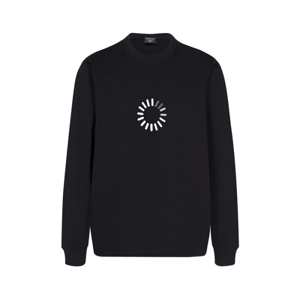 ❤발렌시아가 남성 블랙 맨투맨 - Balenciaga Mens Black Tshirts - ba816x