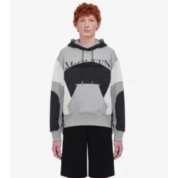 ❤알렉산더맥퀸  남성 캐쥬얼 그레이 후드티 - Alexander McQueen Mens Gray Hoodie - alx124x