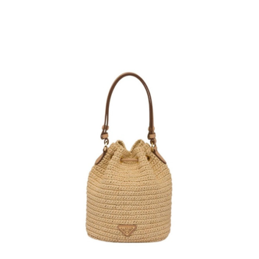 ❤프라다 여성 베이지 버킷백 - Prada Womens Black Bucket Bag - pr819x