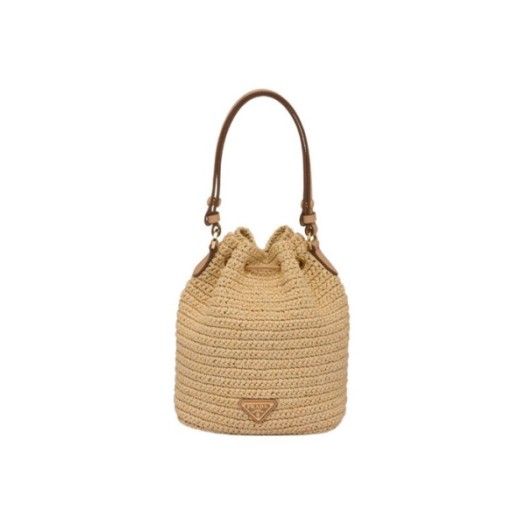 ❤프라다 여성 베이지 버킷백 - Prada Womens Black Bucket Bag - pr819x