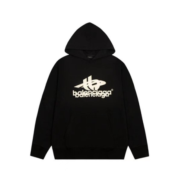❤발렌시아가 남성 블랙 후드티 - Balenciaga Mens Black Hoodie - ba835x