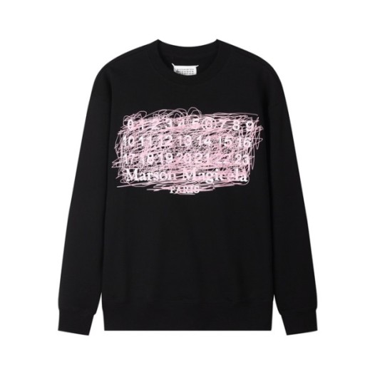 ❤메종 마르지엘라 남성 블랙 맨투맨 - Maison Margiela Mens Black Tshirts - mai234x