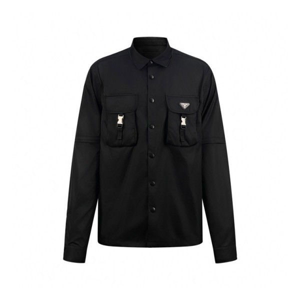 ❤프라다 남성 모던 블랙 셔츠 - Prada Mens Black Shirts - pr835x