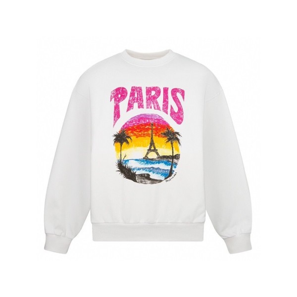 ❤발렌시아가 남성 화이트 맨투맨 - Balenciaga Mens White Tshirts - ba830x