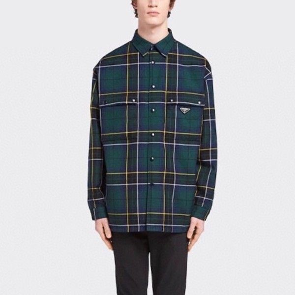❤프라다 남성 모던 그린 셔츠 - Prada Mens Green Shirts - pr836x