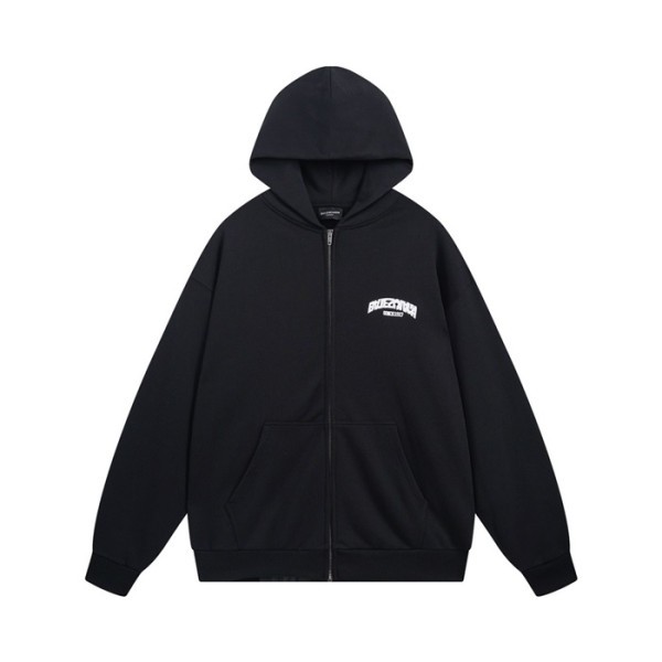 ❤발렌시아가 남/녀 블랙 후드티 - Balenciaga Unisex Black Hoodie - ba843x