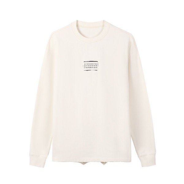 ❤메종 마르지엘라 남성 아이보리 맨투맨 - Maison Margiela Mens Ivory Tshirts - mai237x