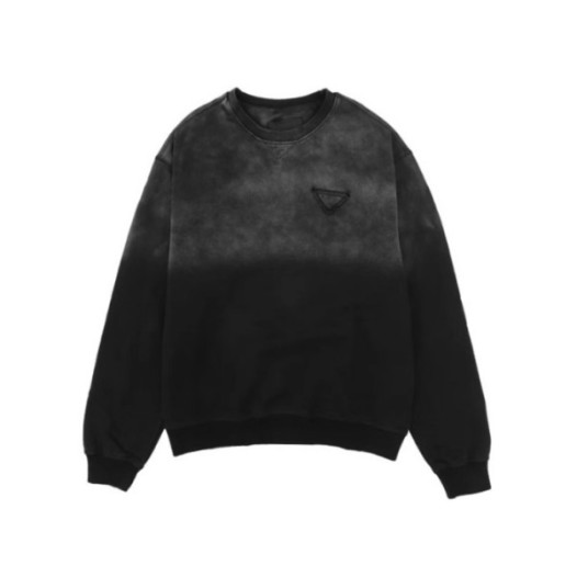 ❤프라다 남성 크루넥 블랙 맨투맨 - Prada Mens Black Tshirts - pr842x