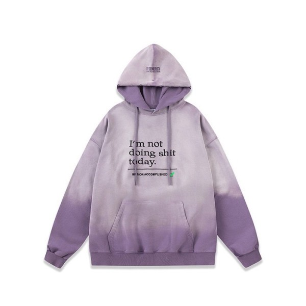 ❤베트멍 남성 퍼플 후드티 - Vetements Mens Purple Hoodie - ve373x