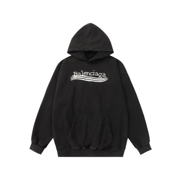 ❤발렌시아가 남/녀 블랙 후드티 - Balenciaga Unisex Black Hoodie - ba847x