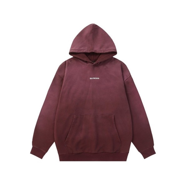 ❤발렌시아가 남/녀 버건디 후드티 - Balenciaga Unisex Bugundy Hoodie - ba848x