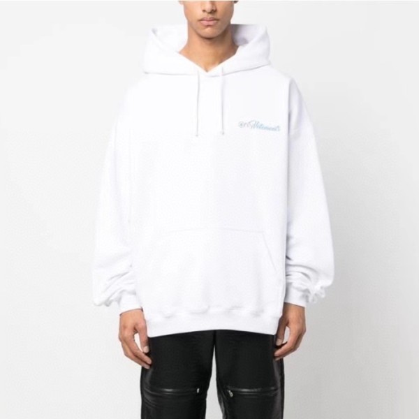 ❤베트멍 남성 화이트 후드티 - Vetements Mens White Hoodie - ve377x