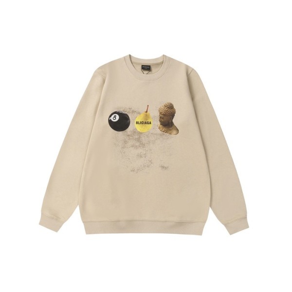 ❤발렌시아가 남성 베이지 맨투맨 - Balenciaga Mens Beige Tshirts - ba850x