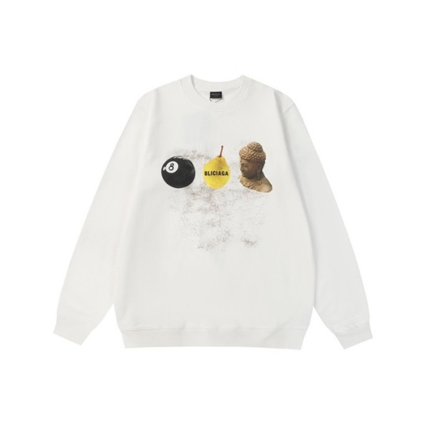 ❤발렌시아가 남성 화이트 맨투맨 - Balenciaga Mens White Tshirts - ba851x