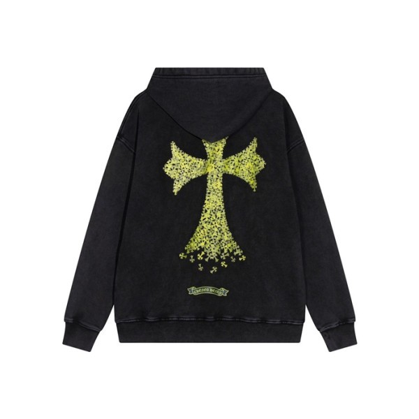 ❤크롬하츠 남성 블랙 후디 - Chrom hearts Mens Black Hoodie - ch212x