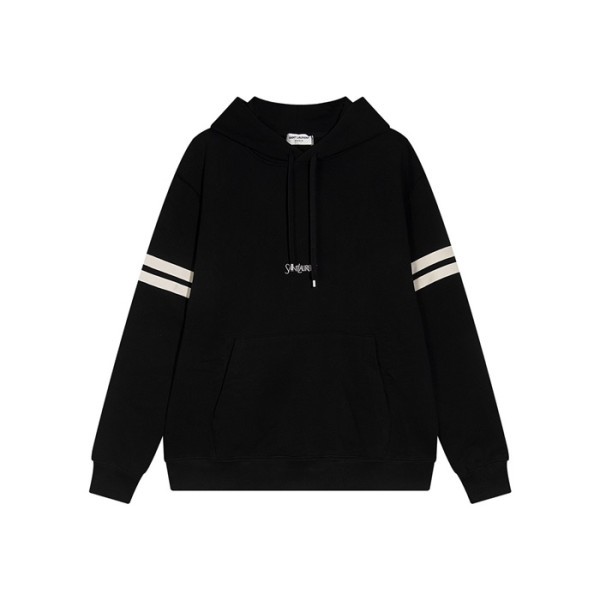 ❤입생로랑 남성 캐쥬얼 블랙 후드티 - Saint laurent Mens Black Hoodie - ysl433x