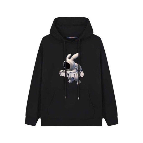 ❤루이비통 남성 블랙 후디 - Louis vuitton Mens Black Hoodie - lv2034x