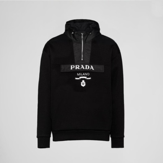 ❤프라다 남성 블랙 맨투맨 - Prada Mens Black Tshirts - pr845x
