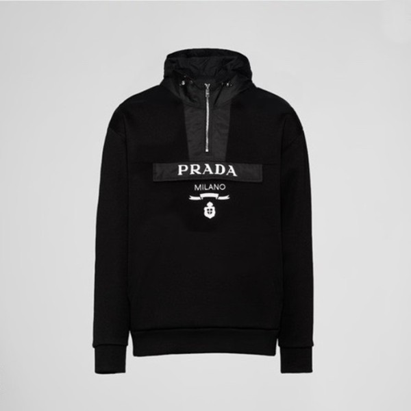 ❤프라다 남성 블랙 맨투맨 - Prada Mens Black Tshirts - pr845x