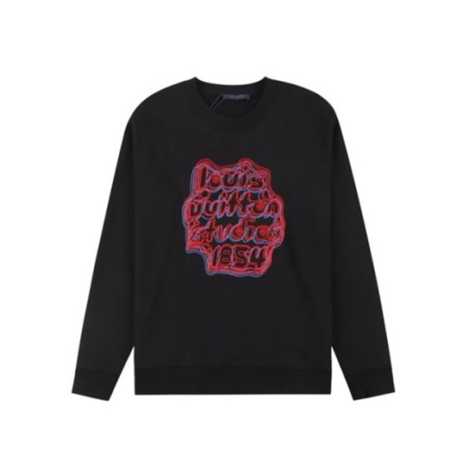 ❤루이비통 남성 블랙 맨투맨 - Louis vuitton Mens Black Tshirts - lv2039x