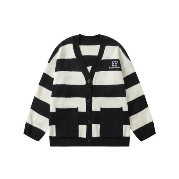 ❤발렌시아가 남성 블랙 브이넥 가디건 - Balenciaga Mens Black Cardigan - ba855x