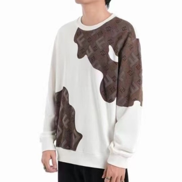 ❤펜디 남성 캐쥬얼 화이트 맨투맨 - Fendi Mens White Tshirts - fe549x