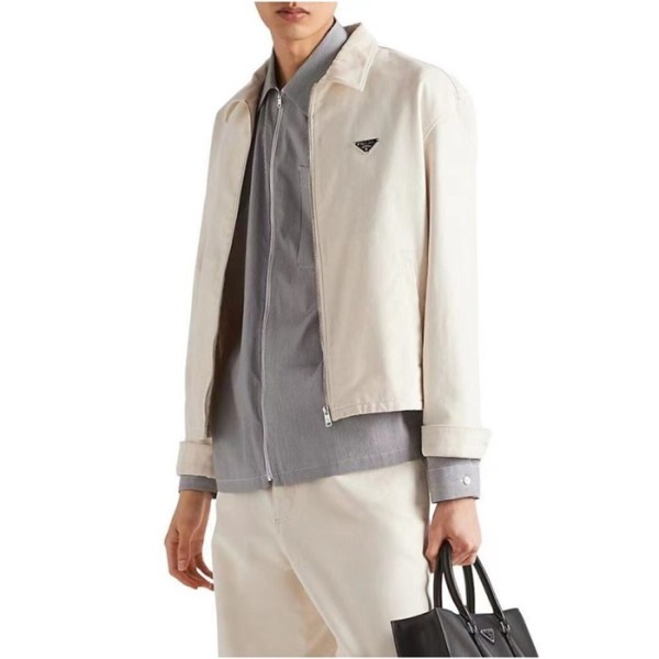 ❤프라다 남성 화이트 데님 자켓 - Prada Mens White Jackets - pr845x