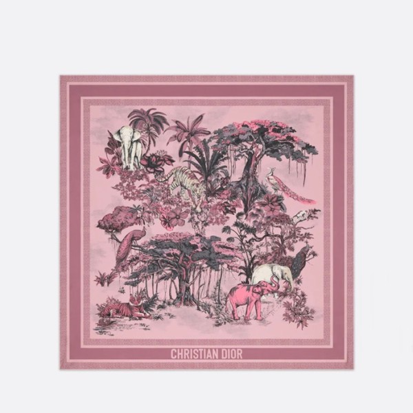 ❤디올 여성 핑크 스카프 - Dior Womens Pink Scarf - di858x