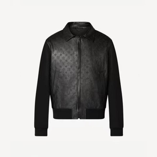 ❤루이비통 남성 블랙 가죽 자켓 - Louis vuitton Mens Black Jackets - lv2045x