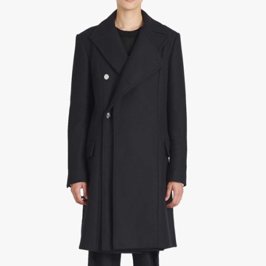 ❤발망 남성 블랙 코트 - Balmain Mens Black Coats - bam236x