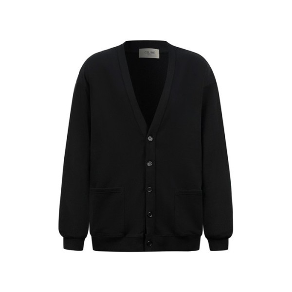 ❤셀린느 남/녀 브이넥 블랙 가디건 - Celine Unisex Black Cardigan - ce275x
