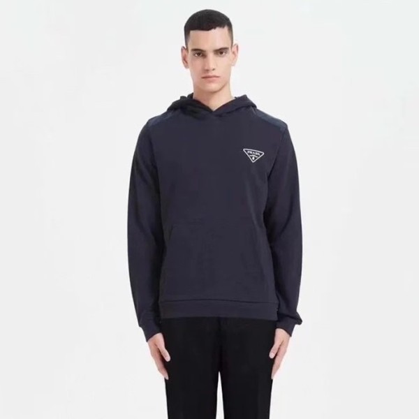 ❤프라다 남성 블랙 후드티 - Prada Mens Black Hoodie - pr852x