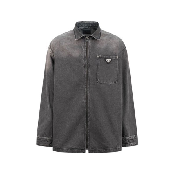 ❤프라다 남성 모던 블랙 셔츠 - Prada Mens Black Shirts - pr853x