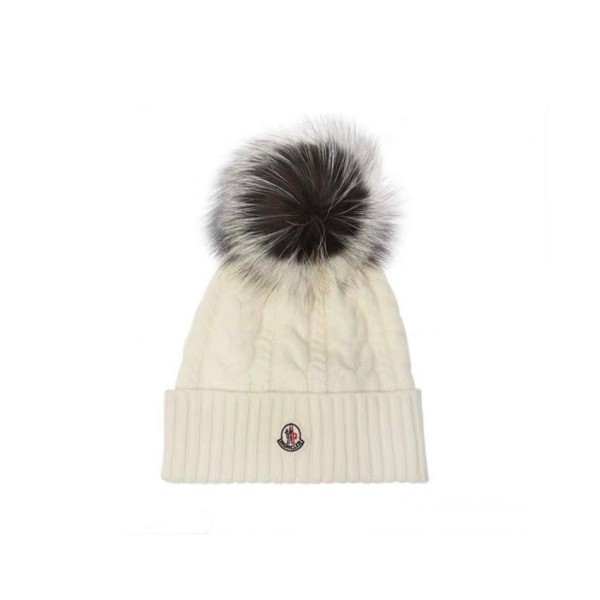 ❤몽클레어 여성 화이트 비니 - Moncler Womens White Beanie - fe551x