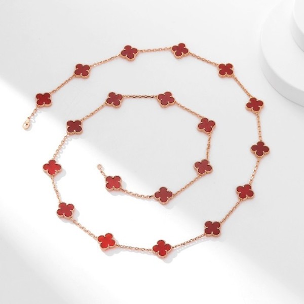 ❤반클리프 아펠 여성 레드 목걸이 - Van Cleef&Arpels Womens Red Necklace - acc374x