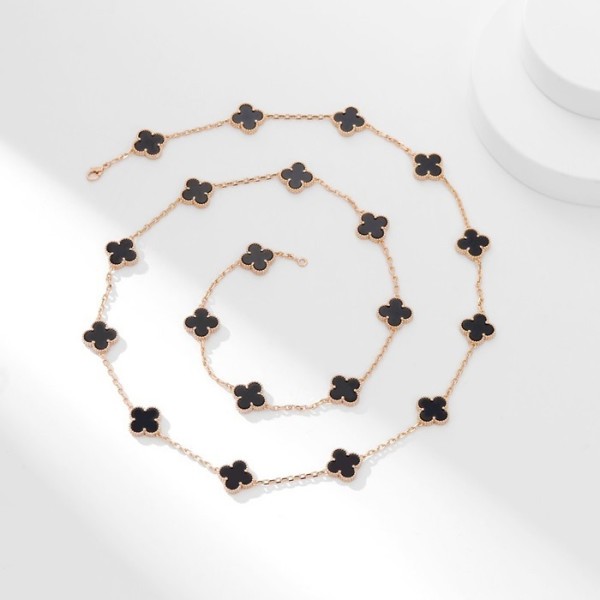 ❤반클리프 아펠 여성 블랙 목걸이 - Van Cleef&Arpels Womens Black Necklace - acc375x