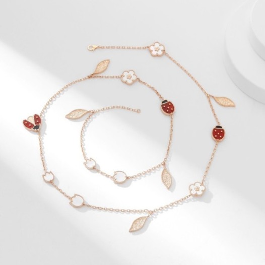 ❤반클리프 아펠 여성 화이트 목걸이 - Van Cleef&Arpels Womens White Necklace - acc377x