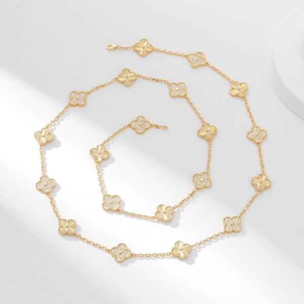 ❤반클리프 아펠 여성 옐로우 골드 목걸이 - Van Cleef&Arpels Womens Yellow Gold Necklace - acc379x