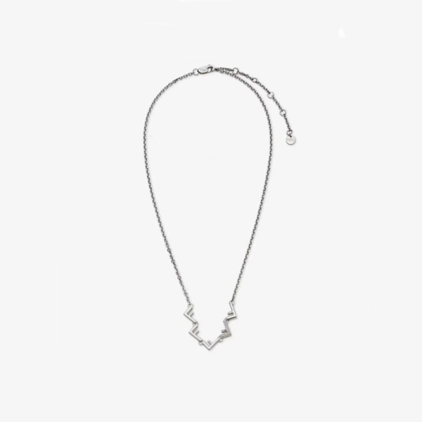 ❤펜디 여성 화이트 골드 목걸이 - Fendi Womens White-gold Necklace - acc395x