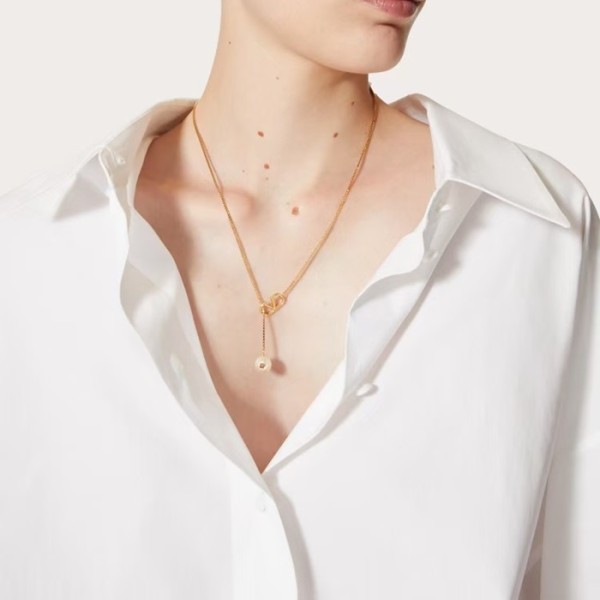 ❤발렌티노 여성 골드 목걸이 - Valentino Womens Gold Necklace - acc419x