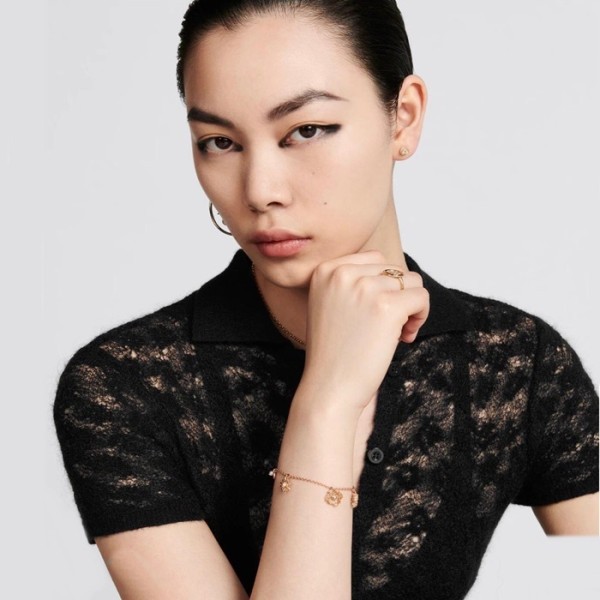 ❤디올 여성 로즈 골드 팔찌 - Dior Womens Rose Gold Bangle - acc431x