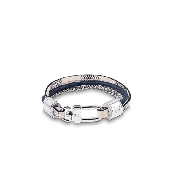 ❤루이비통 여성 화이트 골드 팔찌 - Louis vuitton Womens White Gold Bangle - acc435x