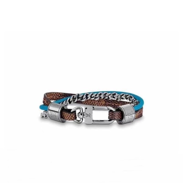 ❤루이비통 여성 블랙 골드 팔찌 - Louis vuitton Womens Black Gold Bangle - acc436x