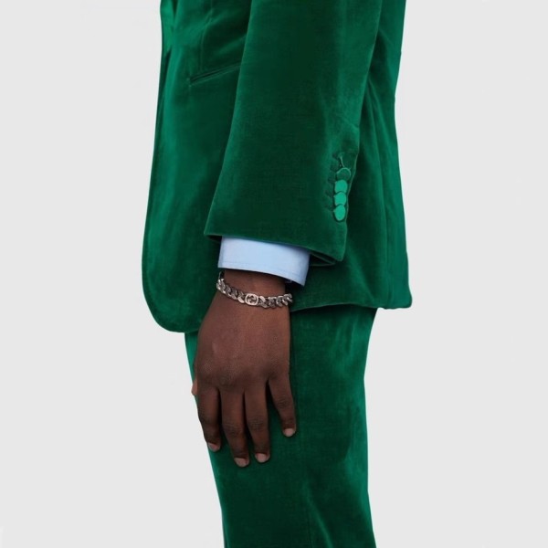 ❤구찌 남/녀 화이트 골드 팔찌 - Gucci Unisex White Gold Bangle - acc440x