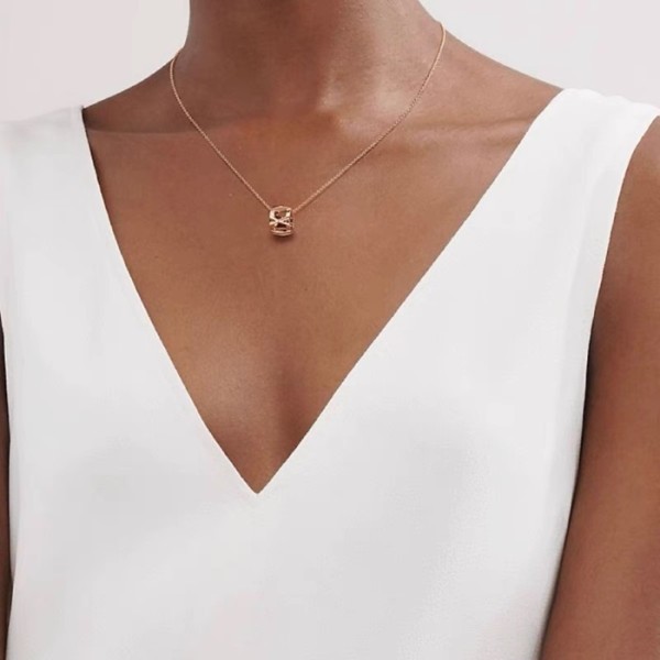 ❤티파니 여성 로즈 골드 목걸이 - Tiffany Womens Rose Gold Necklace- acc448x